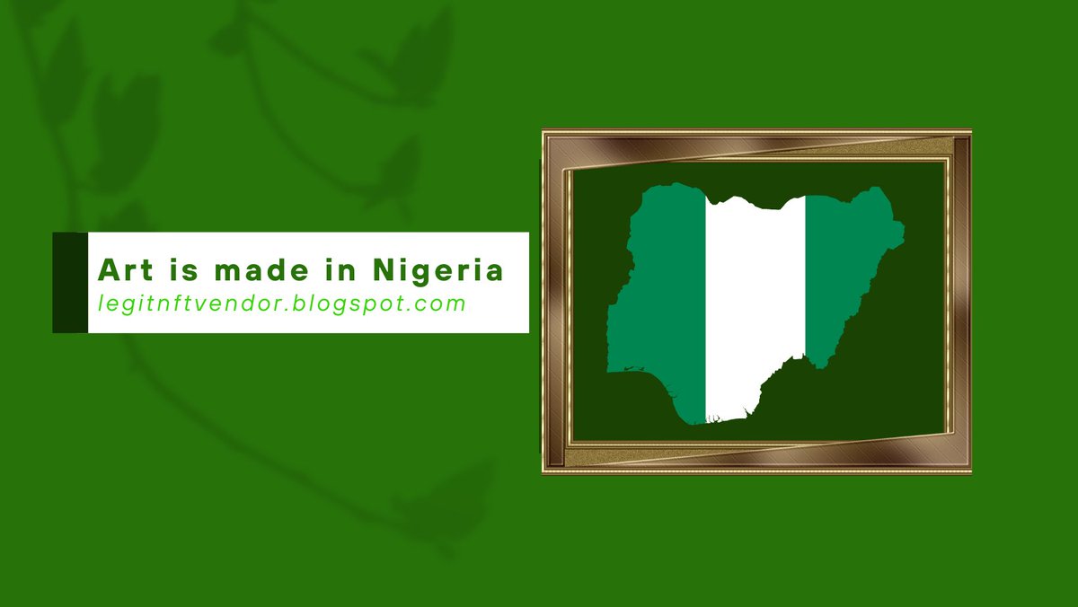 LegitNFTVENDOR's tweet photo. Start your week with this article “Art is made in Nigeria” https://t.co/l3TDqNDjye
#NFTVendor #NFTs @OgbaOfIka @LizandraVidal22 @Friikki_SGC @ManieAFOA @Web3Grandpappa @A2Snftwolf https://t.co/6SYz0mwtdg