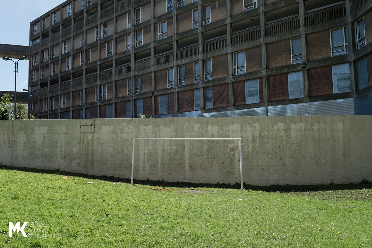 Park Hill, Sheffield.

#UrbanGoals 
#BrutalMonday 
#Photography 
#Football