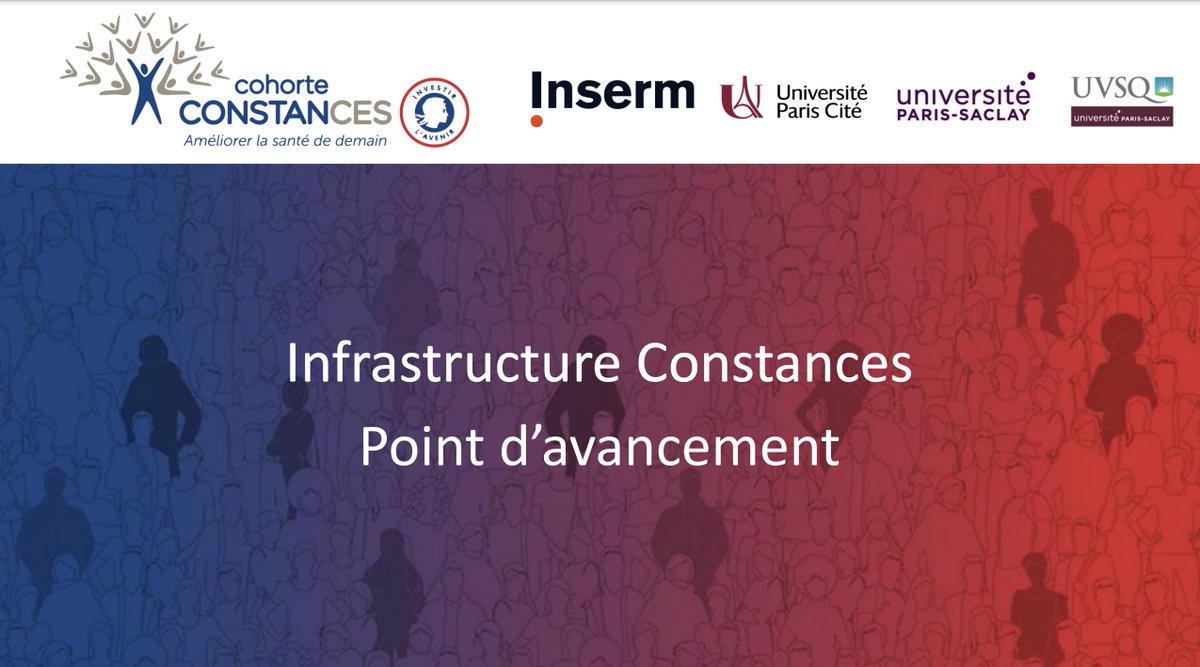 constances_coho's tweet photo. 📢 Les🔟présentations de la Journée scientifique de #Constances sont disponibles en téléchargement !
🧵👇 https://t.co/cJhahAJtXt