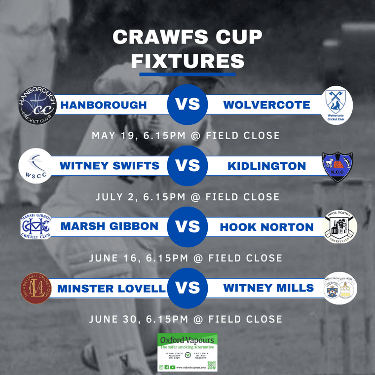 StonesfieldCC's tweet photo. Crawfs Cup Fixtures Announced! #Pitchero
https://t.co/TUTDsp4ZxF https://t.co/M3gYDzonL7
