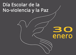 Día Escolar de la No-Violencia y la Paz

Lema: "Amor universal, No-violencia y Paz. El amor es mejor que el egoísmo, la no-violencia es mejor que la violencia y la paz es mejor que la guerra".

Fuente: Wikipedia