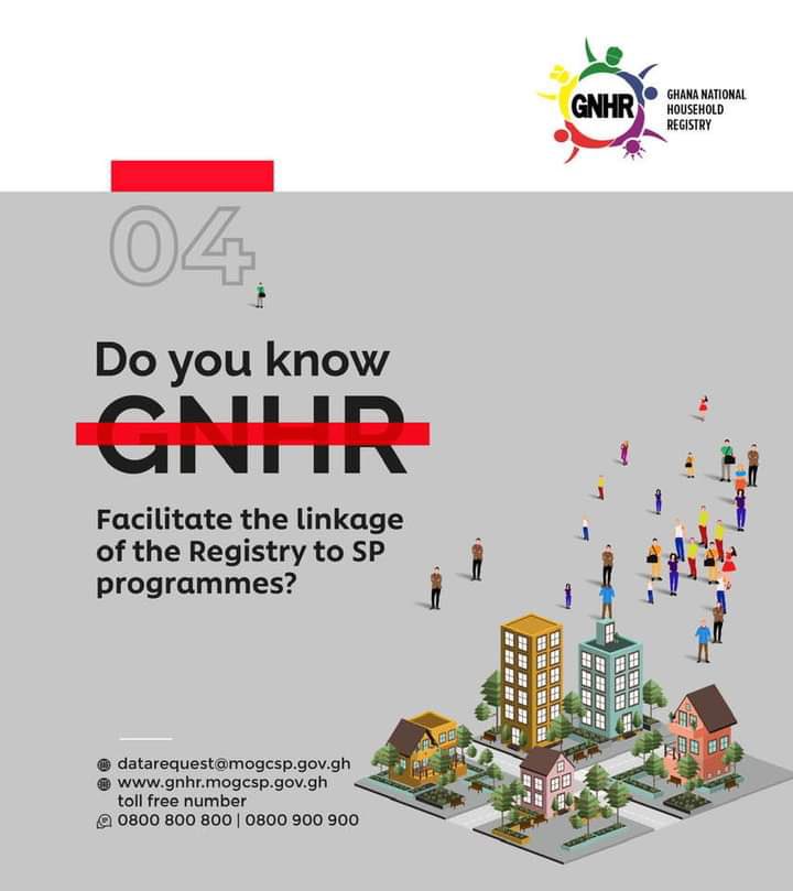 pearl_batista's tweet photo. The GHANA NATIONAL HOUSEHOLD REGISTRY is established to be Ghana’s Single Registry to have data on all households, their characteristics and members in the country. Follow @gnhr_mogcsp
#GnhrEducationSeries #MoGCSP #EndPoverty #Datacollection #WorldBank #dataprotection #gpsnp https://t.co/O2G4WoeuxO