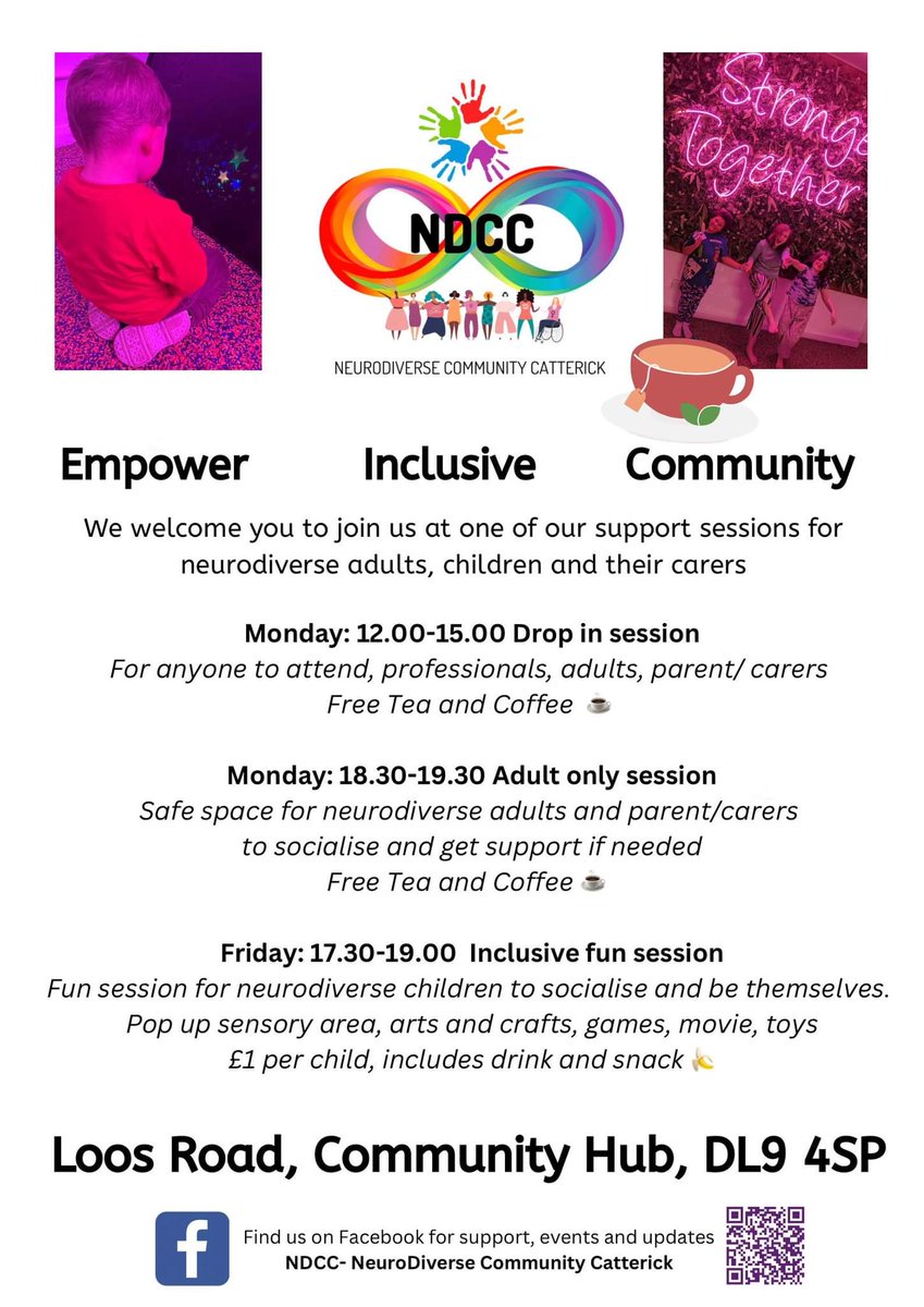 #neurodiverse #Neurodiversity #support #parent #carer #adult #NorthYorkshire #catterick #CatterickGarrison #empower #inclusion #inclusive #community