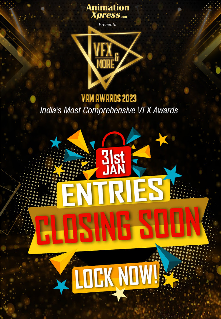 AnimationXpress's tweet photo. Entries Closing Soon! VAM Awards 2023

Register Now: https://t.co/G8Tjr0AFB3
Link: https://t.co/pFbcnpfd7v

#VAM #VAMSummit #VFX #Digital #OTT #Movies #Series #Production #VAMAwards #VAMSummitandAwards #VAM2023 #Shows #Bestvfx #VFXSupervisor #Commercials #ADs #TVSerials #Films https://t.co/4bIIqVCT0G