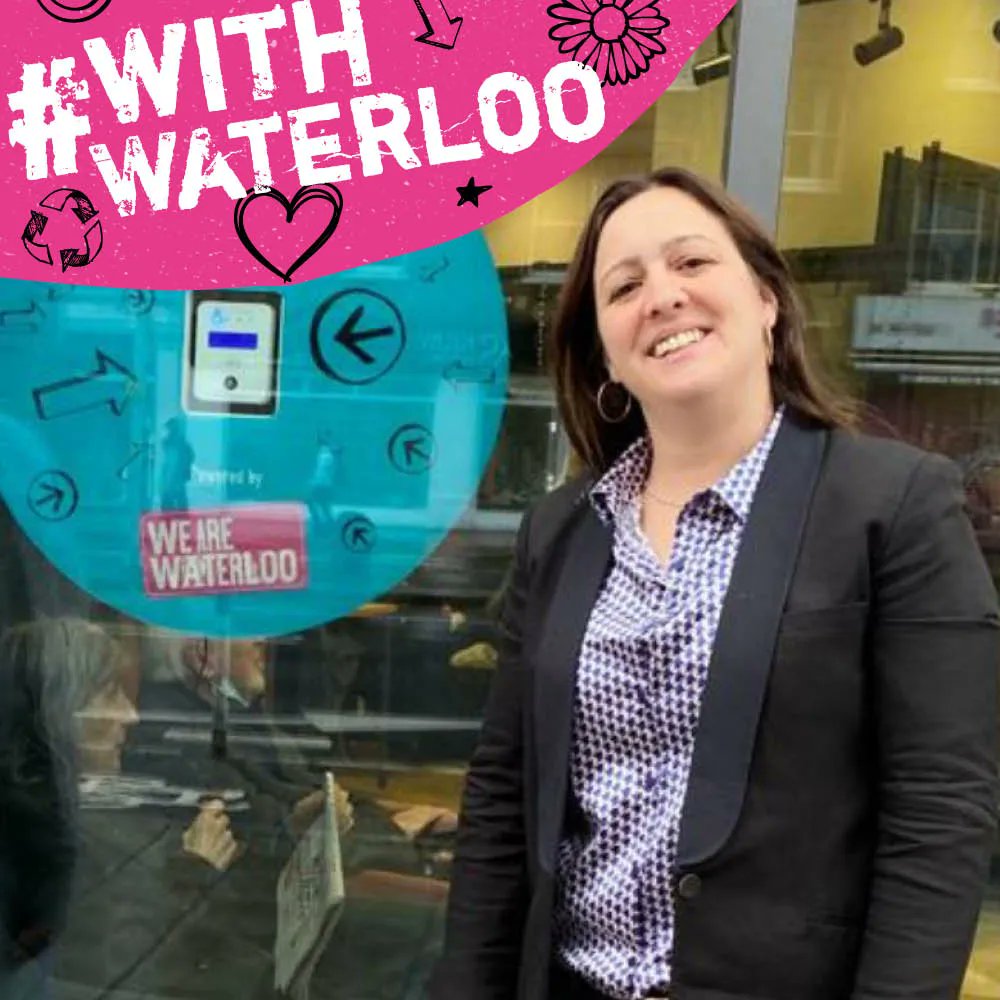 WeAreWaterlooUK's tweet photo. Good news, folks! We've installed a tap-to-donate point at @OasisWaterloo on Kennington Rd, so you no longer need to have change to make change. A simple tap of a card is all it takes to support the Community Fridge, library and cafe. #WithWaterloo https://t.co/1dpz3BlZkO