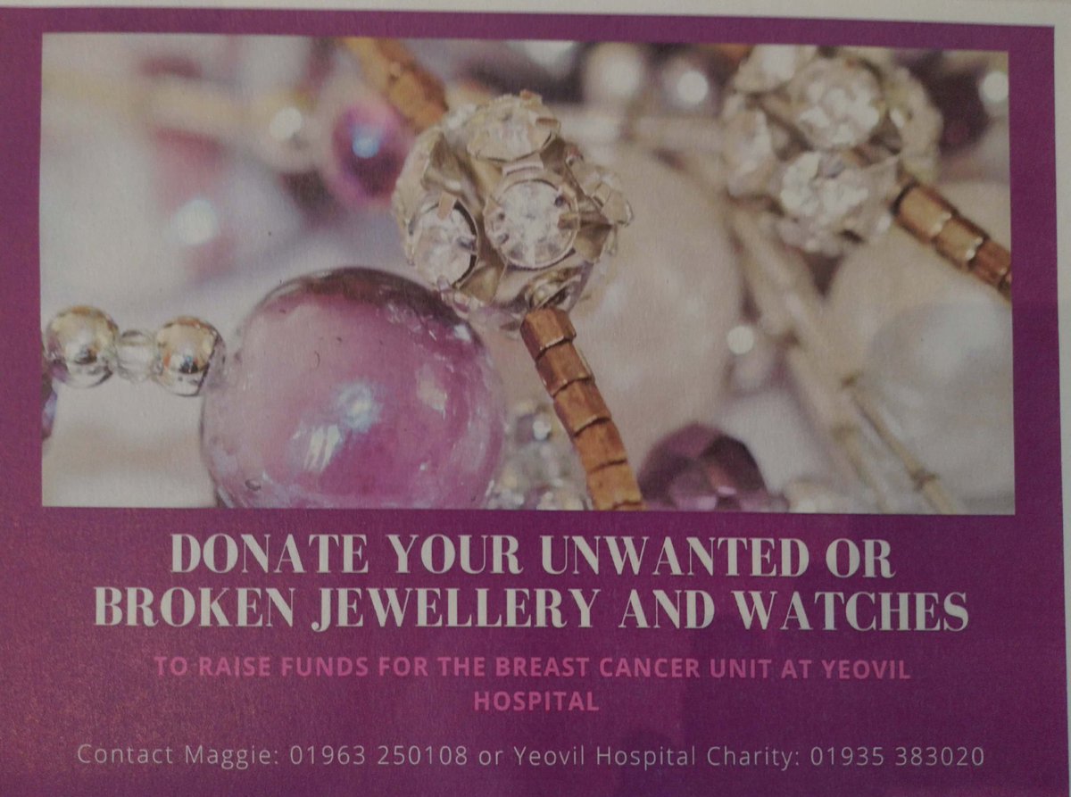 Great to hear about <a href="/YHCharity/">Y H Charity</a> fundraising for the new #breastcancer unit from Sue and Maggie last week. On the final stretch to secure funds after four amazing years of support by local people👏👏 
Now accepting broken #jewellery 📿💍 and #watches⌚as donations. Check it out 👇