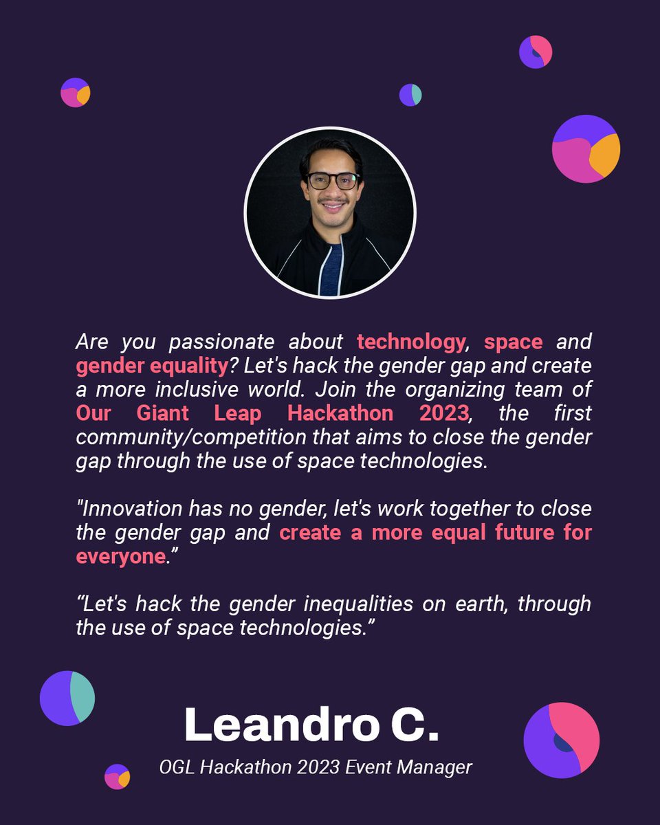 Join the organizing team to contribute to the success of this second edition - we need your talents in program preparation 🗓️ logistics coordination 🚚 and more 👇

spacegeneration.org/projects/diver…