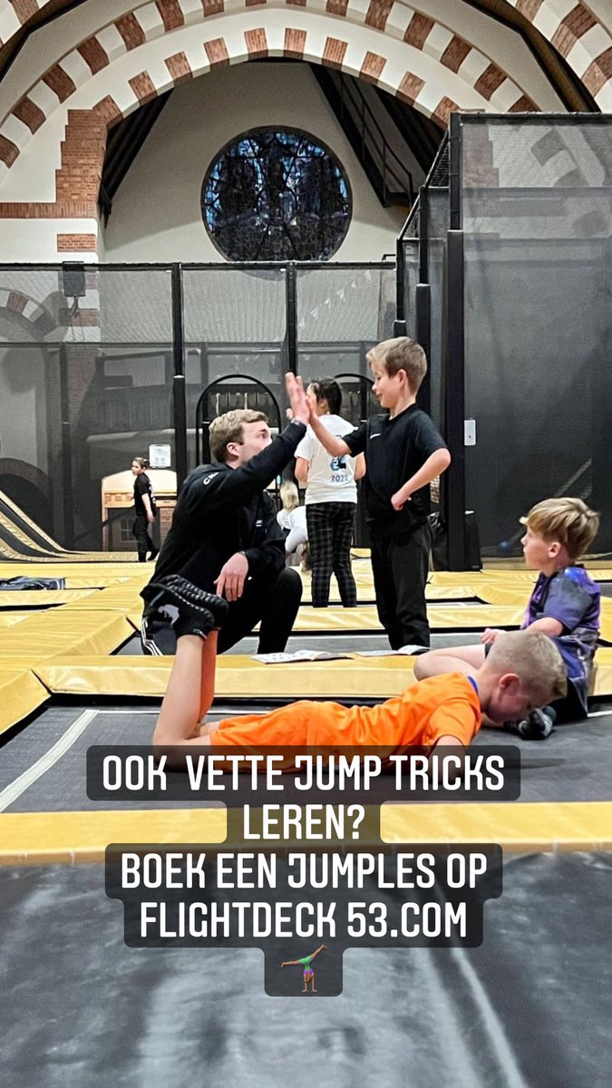 Wil jij ook vette #jump #tricks leren? Boek dan een #jumples bij #FlightDeck53 #trampolinepark in #Hilversum. Meer info op flightdeck53.com 

#trampoline #parkour #freerunning #kids #kinderen #sport #hetgooi #loosdrecht #breukelen #kortenhoef #bussum #laren #huizen #top