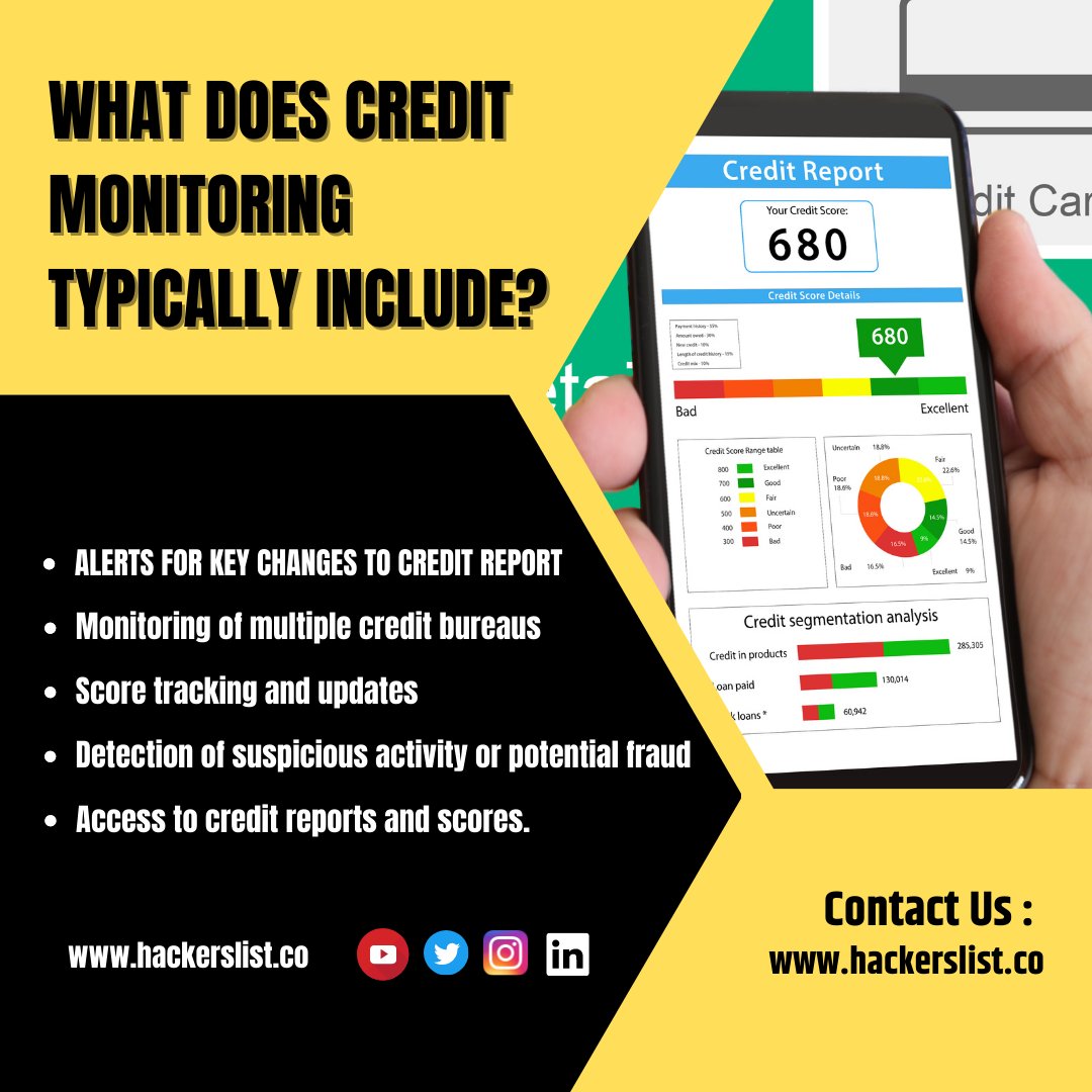What Does Credit Monitoring Typically Include?
#500points #creditscore #credit #score #point #creditmonitoring #credit #monitoring #include
