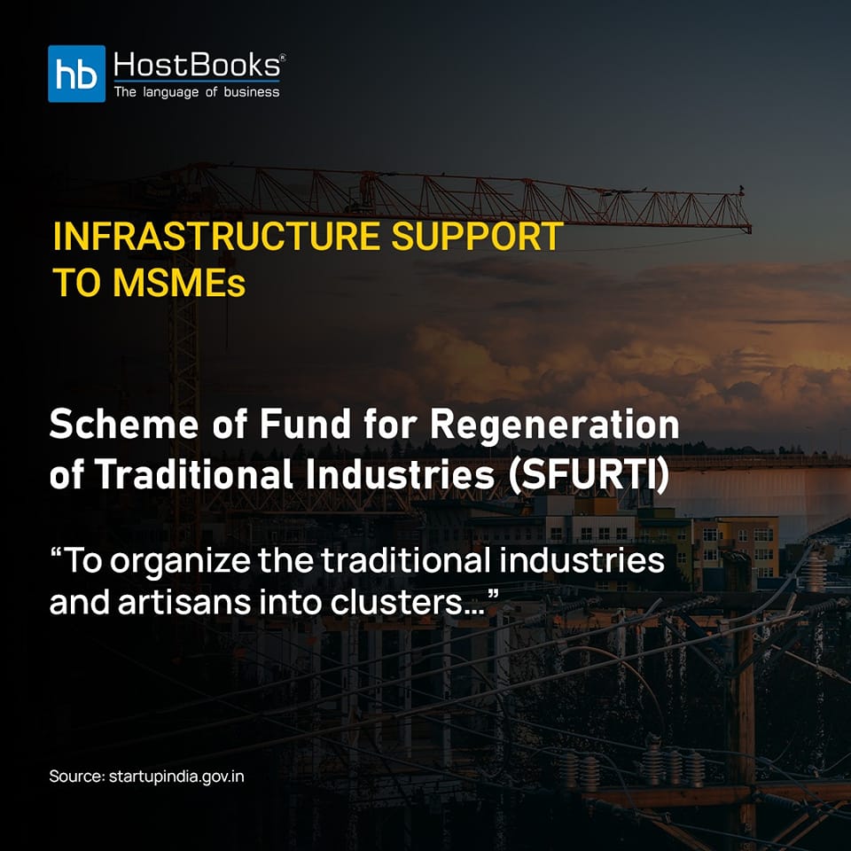 HostBooksIndia's tweet photo. Infrastructure Support to MSMEs

Scheme of fund for regeneration of traditional industries (SFURTI)

"To organize that traditional industries and artisans into clusters..."

#schemes #govschemes #msme #startups #entrepreneur #teams #HostBooks #bestschemes #startupindia https://t.co/NORdLeflDP