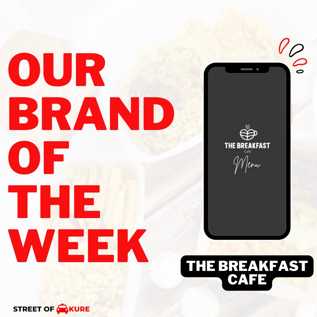 StreetofAkure1's tweet photo. Our Second Akure Brand of the Year🥇🏆: @BreakfastcafeNg
The Breakfast Cafe offers awesome meals & relaxation services like picnic setups and more
Reach out for any enquiry via link below:
https://t.co/pqz74PWrpK
#StreetofAkure #AkureHowFar #Business #Akure #brandoftheweek https://t.co/mUF6hEqHcW