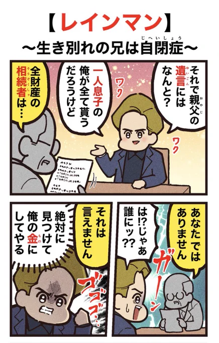 映画紹介マンガ #57
【レインマン】 