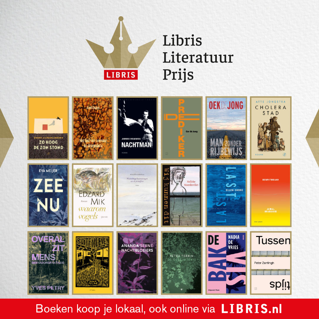 De longlist met daarop de achttien kandidaten voor de Libris Literatuur Prijs 2023 is vandaag door de jury bekendgemaakt. Deze prijs wordt ieder jaar toegekend aan de auteur van de beste oorspronkelijk Nederlandstalige roman van het afgelopen jaar. libris.nl/fictie/libris-…
