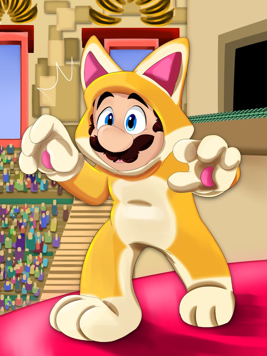 Mariyah47075275's tweet photo. Cat Mario 😼

#mariobros #mariomovie2022 #marioartwork #mariomovie #nintendo #illuminationproduction #movie #redraw #fanart #mariocat #Drawing #artist https://t.co/O3D85HgRMp