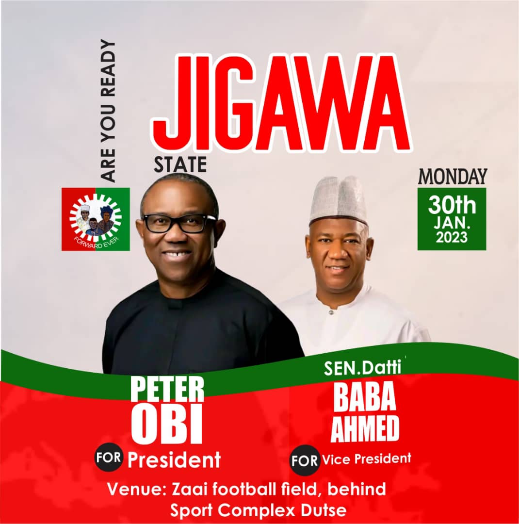 PeterObi's tweet photo. Good morning Jigawa. Are you ready?  Here we come! Looking forward to it.  -PO https://t.co/mLhSv41s4c