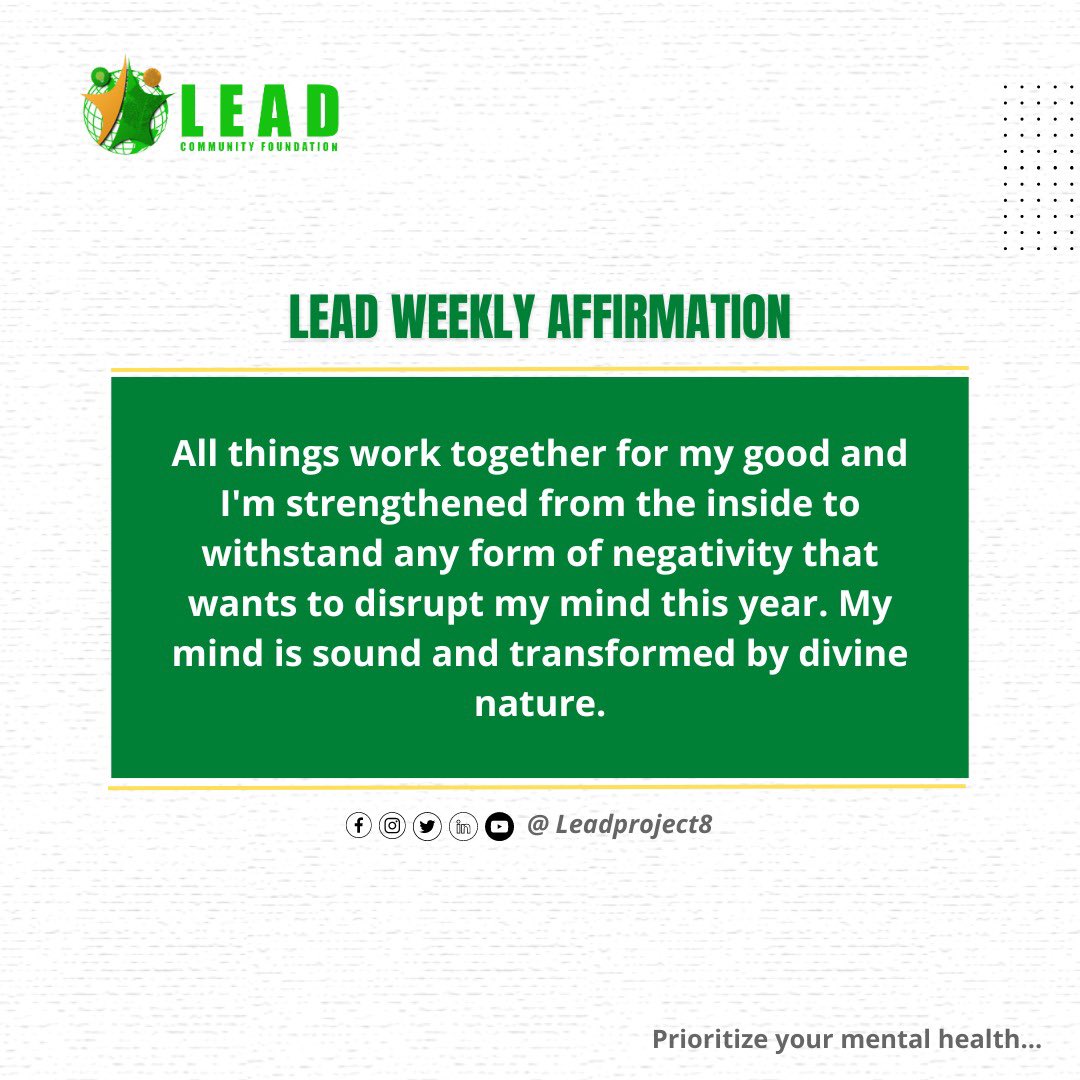 Leadproject8's tweet photo. Positive monday affirmations for a fresh start and a brand new week! https://t.co/3m32bNvIPO