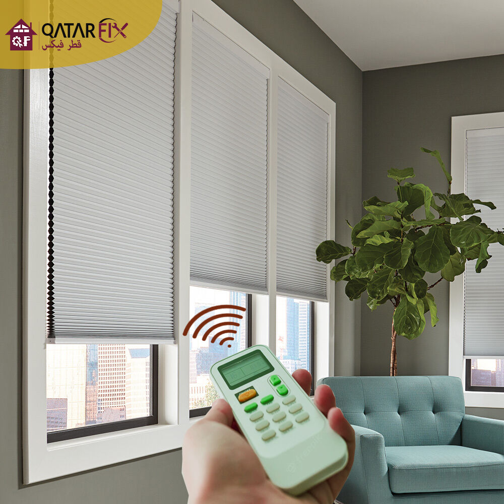 qatarfix's tweet image. Upgrade Your Home with the Convenience of Remote Control Blinds! 

Make your life easier and add a touch of luxury to your home with our high-quality remote control blinds. Perfect for any room, they provide privacy, comfort, and style all in one.

#QatarFix #RemoteControlBlind