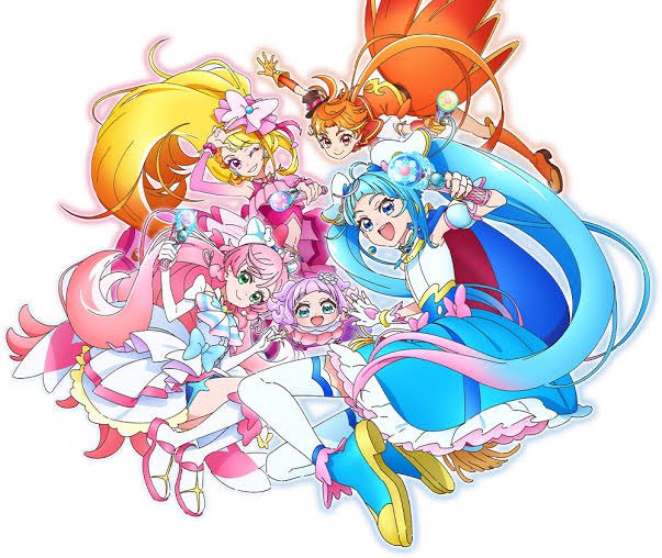 プリキュア「新しいプリキュア?青い子可愛い!青い子が主人公なの?? 」|ハララバリーのイラスト