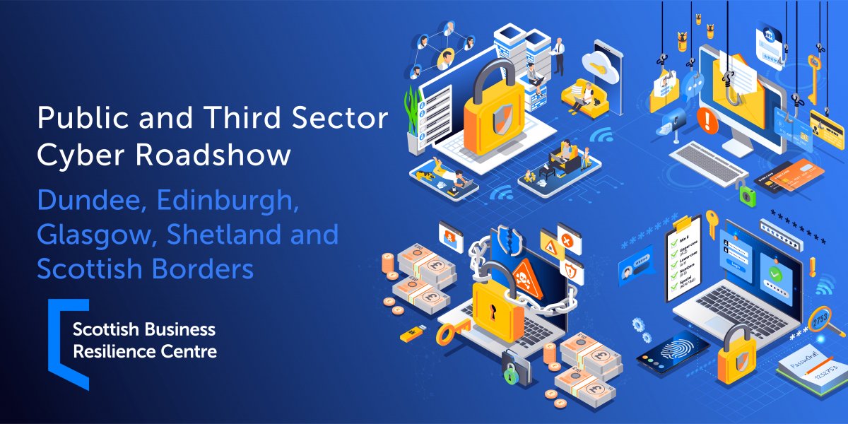 cyberfraudcen's tweet photo. 📢 SBRC is going on tour with a series of roadshow events for #PublicSector & #ThirdSector organisations.
Each event covers key #cybersecurity topics such as getting the #cyber basics right & #cyberexercising.
Find out more & secure your place today ➡️ https://t.co/6Ne404GXKR https://t.co/87aNKYfLhq