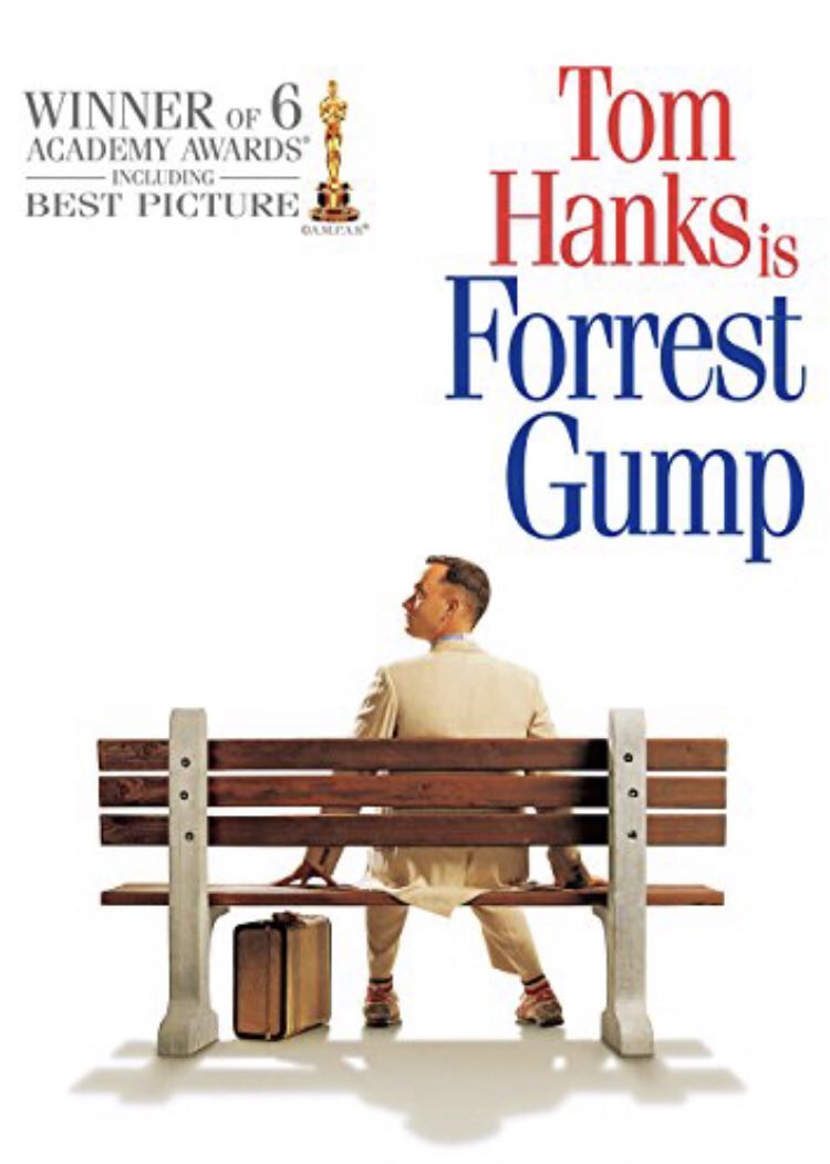 映画鑑賞🍀
#映画好きな人と繋がりたい 
#フォレストガンプ #forrestgump 
#tomhanks #sallyfield #robinwright #garysinise #mykeltiwilliamson #haleyjoelosment #robertleezemeckis 
#academyawards #oscars