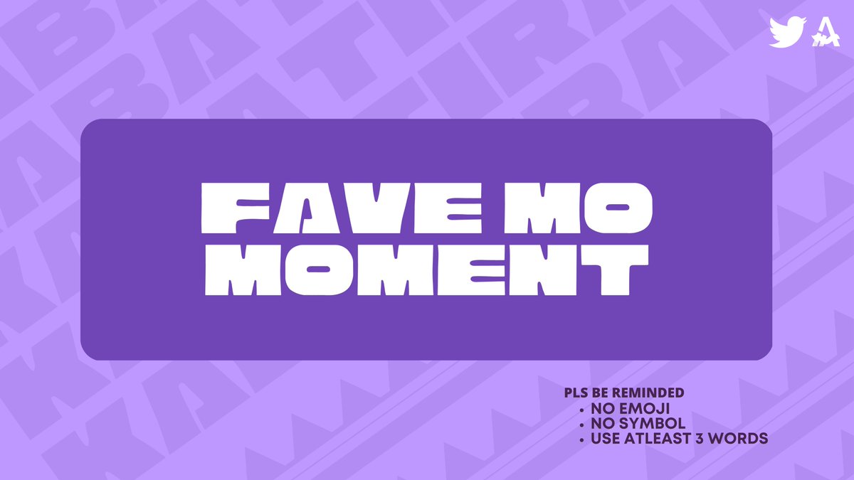 TRIBU_ALAMAT's tweet photo. [TWITTER PARTY]

FAVE MO MOMENTS (kahit ano pwede with other members or yourself)

Separately QRT your answers. You can send as many as you can. dont forget our reminders and pls help RT!

Tags:
MoreMOmentsWith MOat21
#OurTalentedMODay https://t.co/xurW5tpPi7