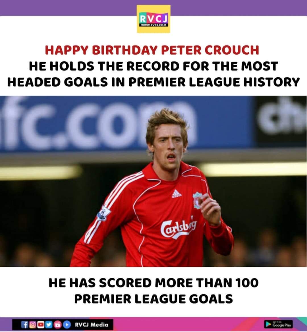 Happy Birthday Peter Crouch!  