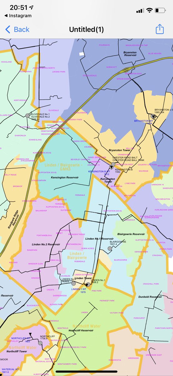 emi_koekemoer's tweet photo. Hello ward 104 (Ferndale) 

I am aware of streets reporting no water I do not believe it is attached to the current water crisis please see below communication from jwater vs map outlining which reservoirs we are affected by. I've asked for some updates

Cllr Emi Koekemoer https://t.co/8CLzywGa6i