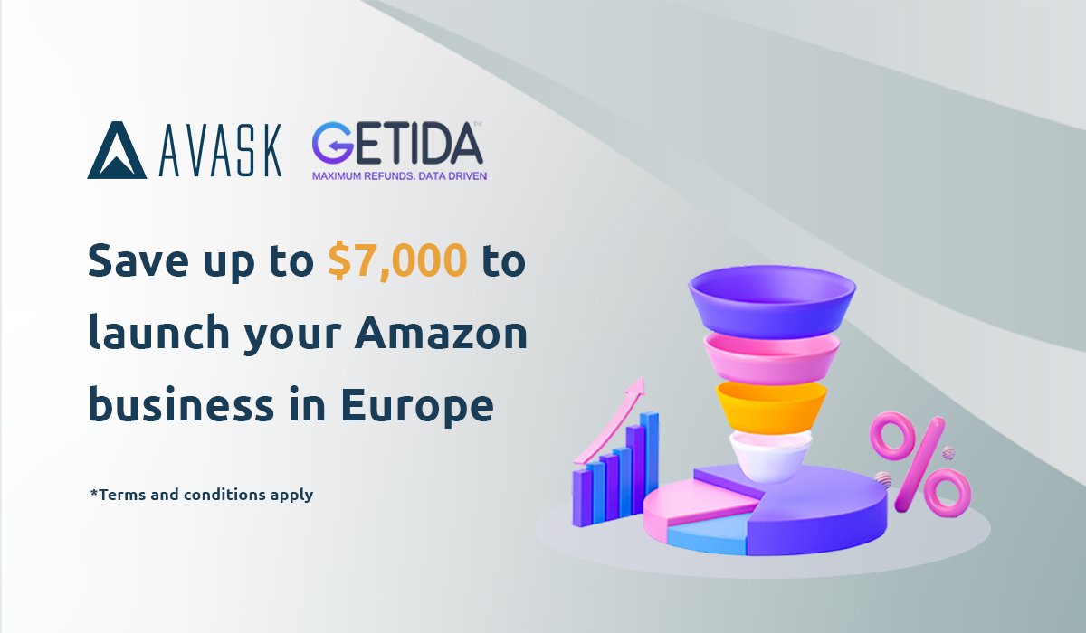 avaskgroup's tweet photo. We are excited to share that AVASK have launched a new promotion with GETIDA ✨ 

More information: https://t.co/zHNanVlHlM 

⚠️ Terms and conditions apply.

#AVASK #GETIDA #business #amazon #europe #funding #expansion #ecommercenews #ecommercetrends #ecommerceexperts https://t.co/ya2KzZ7qye