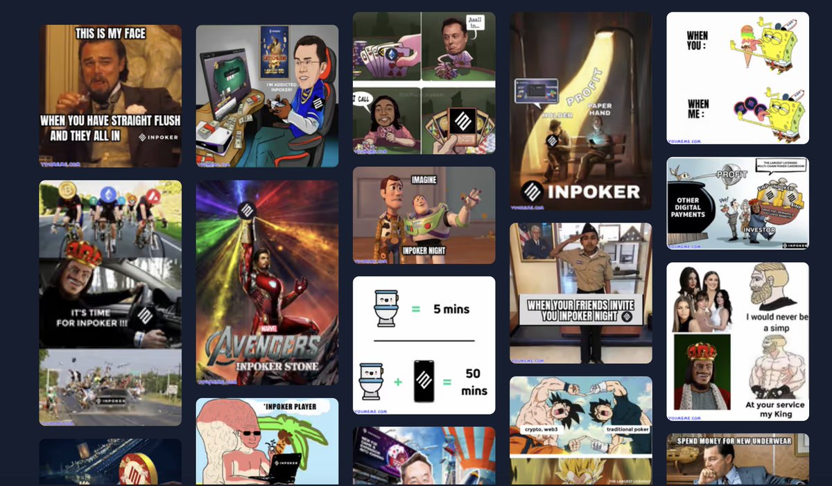 influencerpoker's tweet photo. @YouMemeWorld Just few days left, don't miss your chance 😉 Also, the entries so far are super fun, go and check them here: https://t.co/UTNyaDELBg https://t.co/FsoxFfrik5