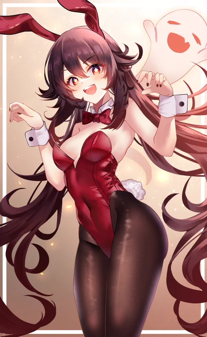 Hutao bunny girl胡桃バニーガール#Genshinlmpact  #原神 