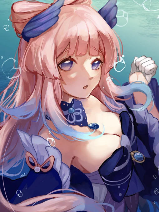 衝動描きや #Genshinlmpact  #珊瑚宮心海 