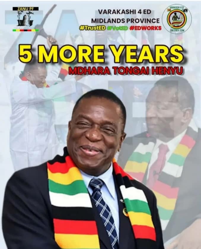 JonesMusara's tweet photo. #EDWorks
#EDelivers
#RegisterToVote4ED
#EDTheGameChanger
#RegisterToVoteZanuPF
#2023FiveMillionVotesEDpfee #NyikaInovakwaNevenevayoooo https://t.co/Alq9yw5aja