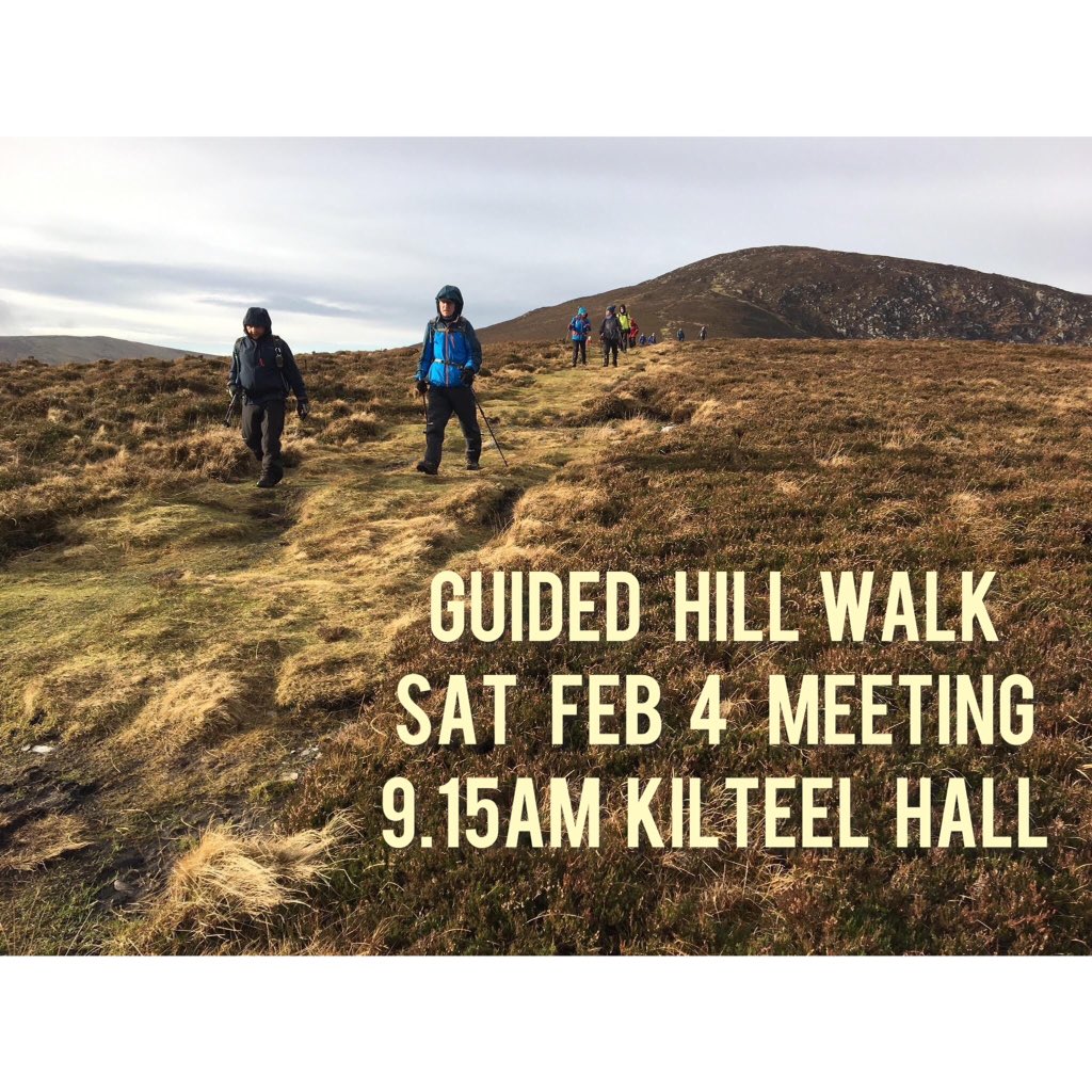 This is a moderate walk of 3 hours and a great way to spend Saturday morning and back to Kilteel for soup sambos and delicious home bakes.