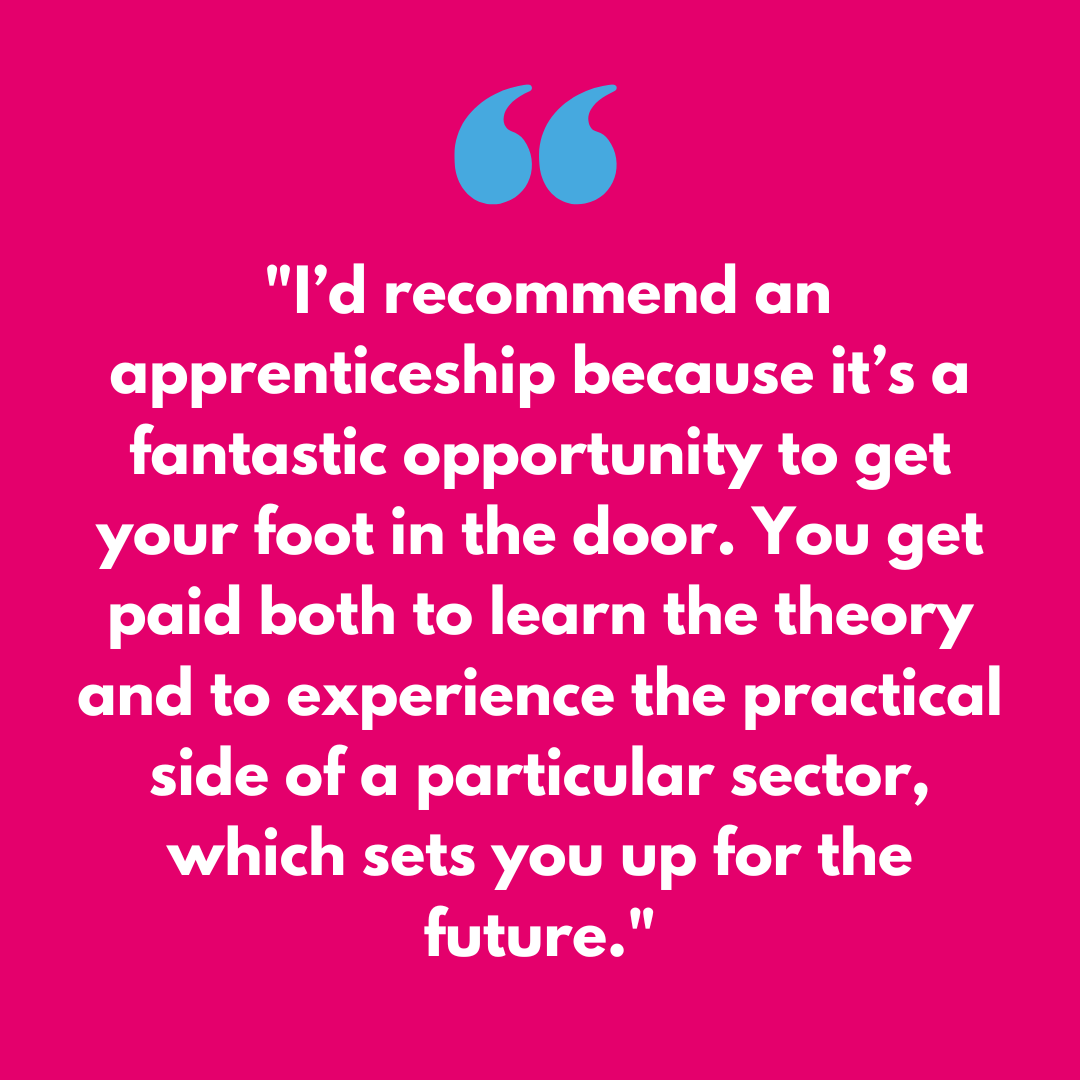 Exeter_Works's tweet photo. Apprenticeships are for everyone, and can take you places you never dreamed of.
That's why we're celebrating National Apprenticeship Week!
Find an #apprenticeship today 🔗 https://t.co/jJ7DYm85C4
#ExeterWorks #Careers #Jobs #Apprentice #NAW2023 #NationalApprenticeshipWeek2023 https://t.co/X0VnjsExfG