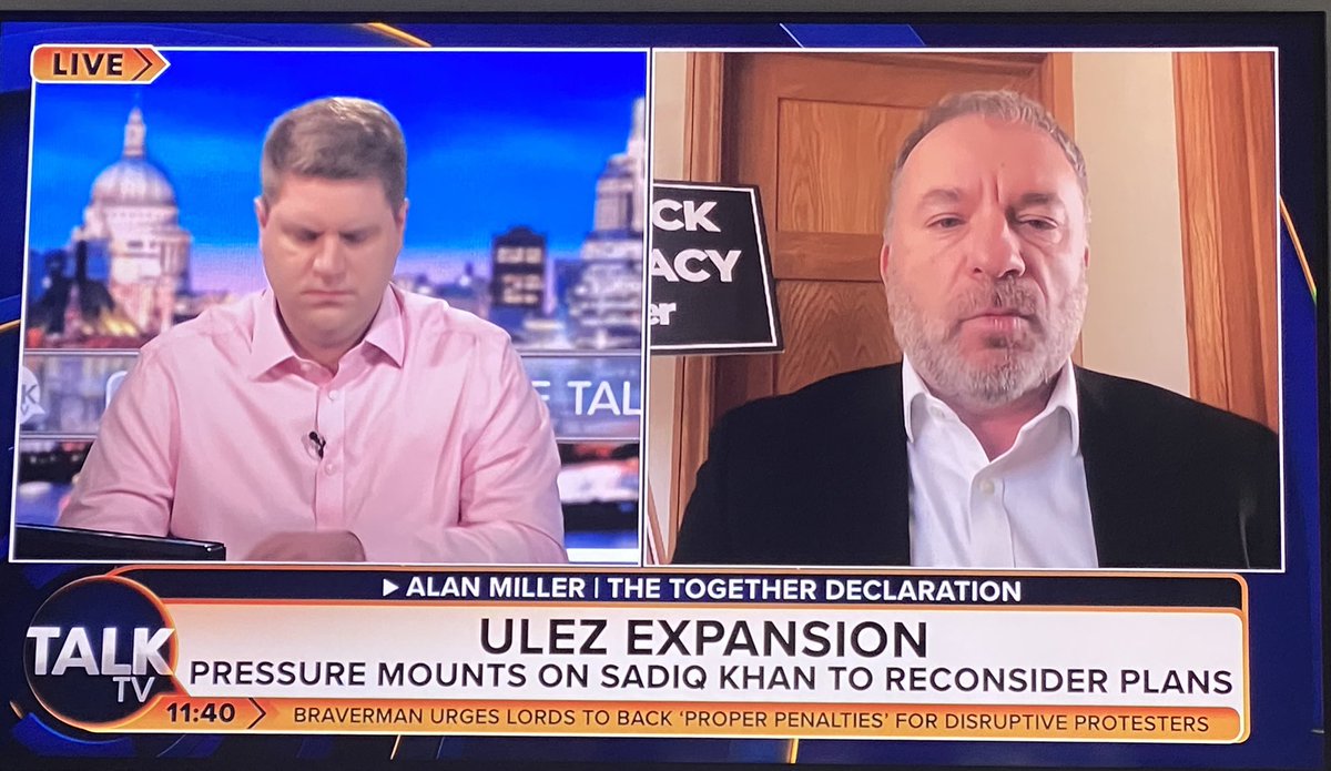 Good_Old_Blakey's tweet image. @alanvibe  What we really need is Alan Miller to RUN FOR MAYOR OF LONDON @petercardwell @TalkTV @prwhittle #EndULEZ #EndLTNs #EndNetZero #Together @Togetherdec