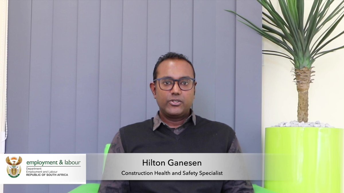 deptoflabour's tweet photo. 🎥Hilton Ganesen, Construction Specialist on the requirements of clients on a construction site, #ConstructionRegulation
https://t.co/n53b4kNUFg
Subscribe to our YouTube channel for more informative videos. https://t.co/oYWBxm8GQ4