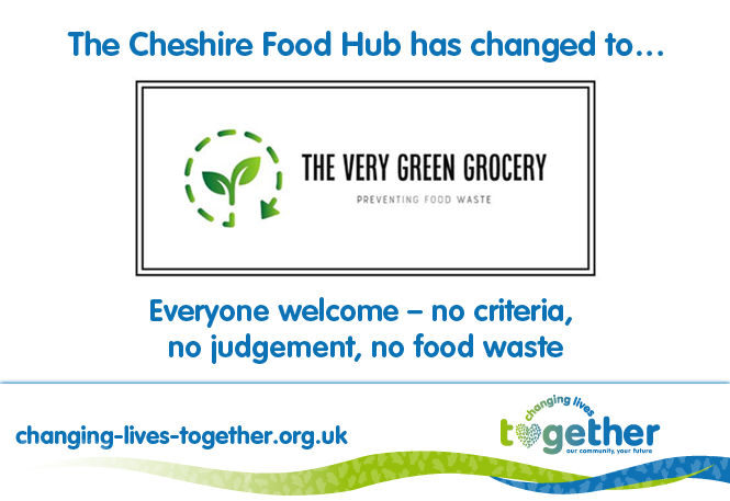 The Cheshire Food Hub Facebook page will close soon.

Please head to our new page, 'Very Green Grocery', to like, follow and share. facebook.com/profile.php?id… #endfoodwaste #communitysupport #volunteeringmatters