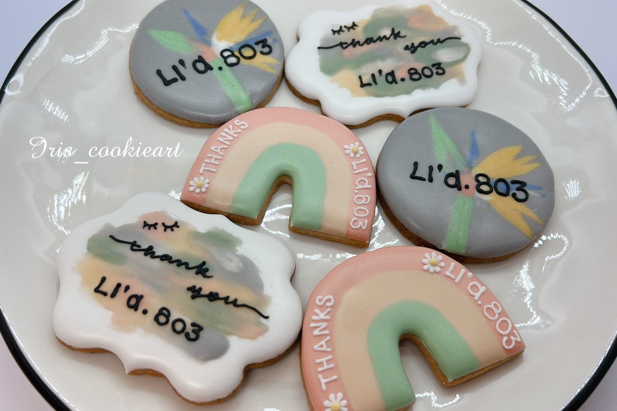 iris_cookieart's tweet photo. 開店のプチギフトのオーダーでした👏🏻 https://t.co/yrPuUG1Mii
