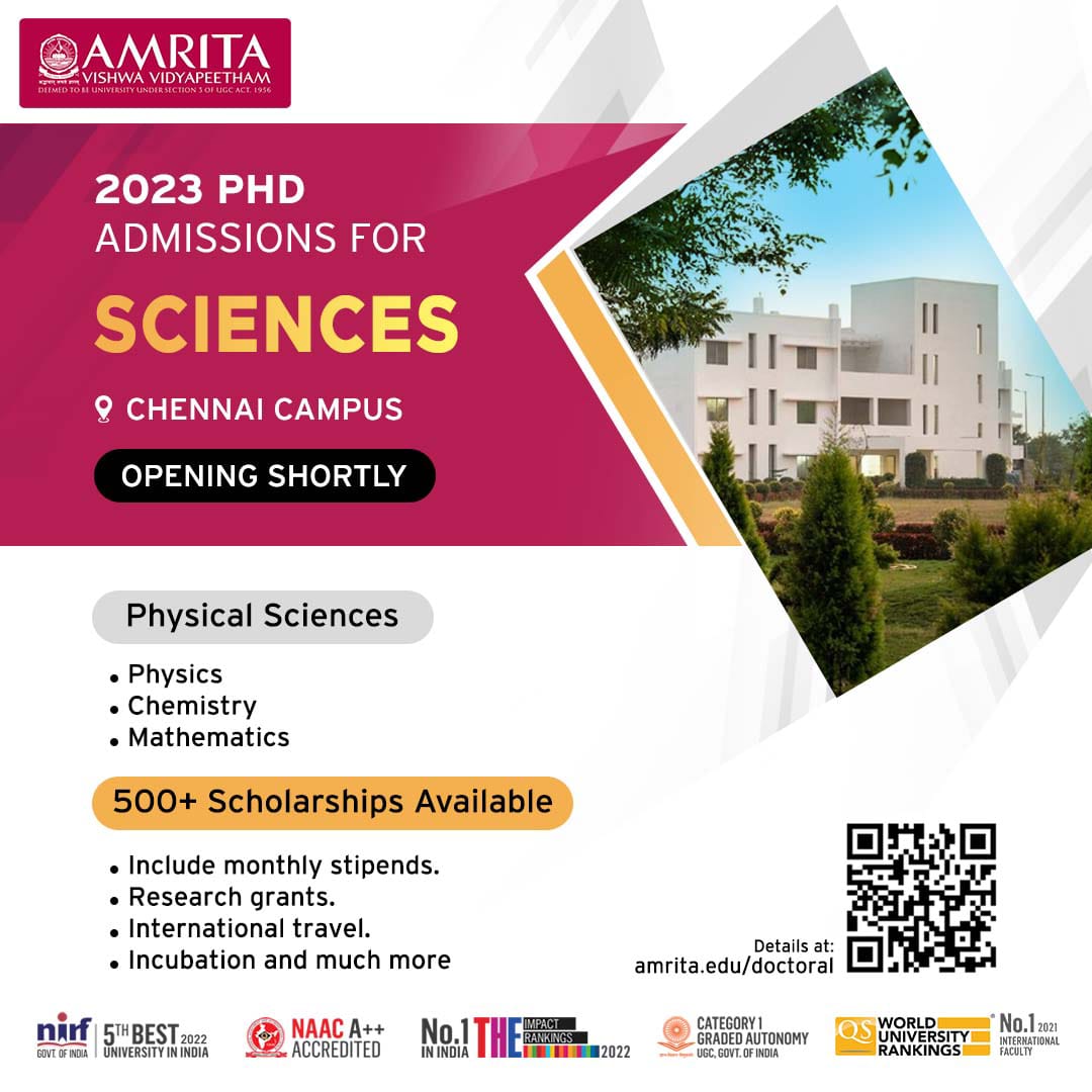 Amrita PhD Admissions (@Amrita_phd) / Posts / X