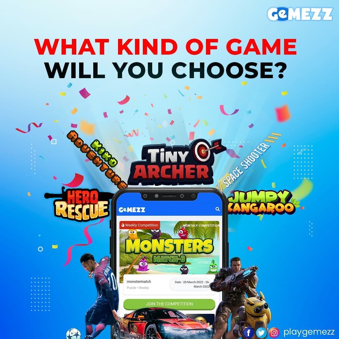 playgemezz's tweet photo. You can play many games on Gemezz; what is your favorite game?🧐

#PlayGemezz #MobileGame #Gemezz #HTML5Games #gamer #games #gaming #gamecompetition #stayhome #staysafe #stayhealthy https://t.co/H5GMcgit2x