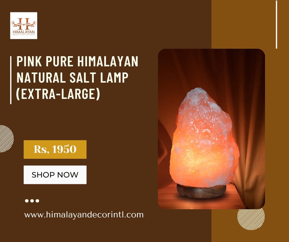 Light your way to relaxation with our 100% Pure Natural Himalayan Salt Lamp.
Shop now at: himalayandecorintl.com

#OnlineShopping #HomeDecor #RoomDecor #HealthBenefits #health #AllergySolution #AsthmaSolution #naturalairpurifier #relaxed
