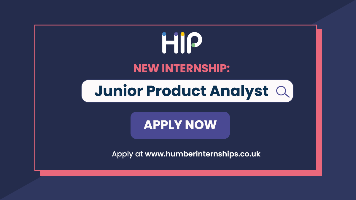 📢 NEW INTERNSHIP - PRODUCT ANALYST 👇

💼 £9.50-£10.22 P/H 
👥 <a href="/BridgitCare/">Bridgit Care</a> 
📍   Hessle
🚀 Intern to Perm

👀 Humber based grads with a Computer Science, STEM, Marketing or Business Studies degree are encouraged to apply.

Find out more and apply:
👉humberinternships.co.uk/jobs/junior-pr…