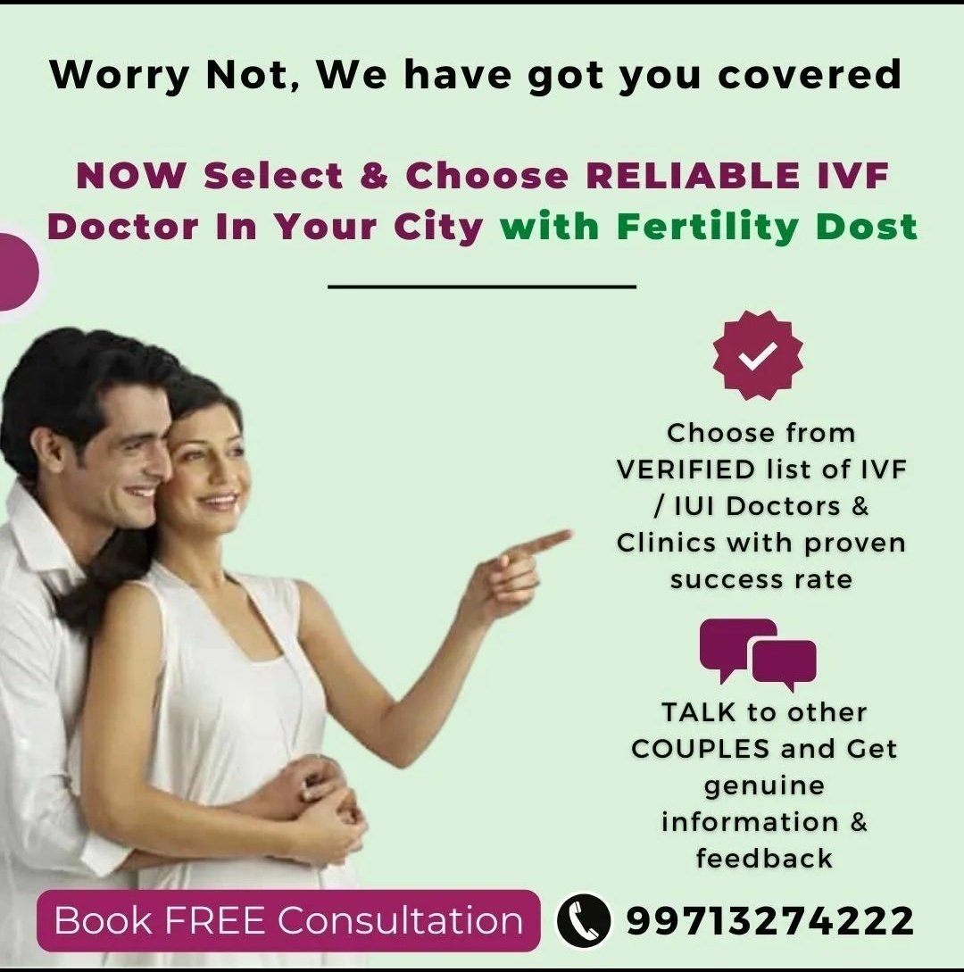 If you resonate with this then it's time to join our unique IVF DOCTOR MATCHING + IVF PREPARATION PROGRAM which makes your IVF journey hassle-free, reduces cost, improves IVF success chances.

#fertilitydost #hopebeginshere #fertilityjourney #fertilitycare #fertilityspecialist