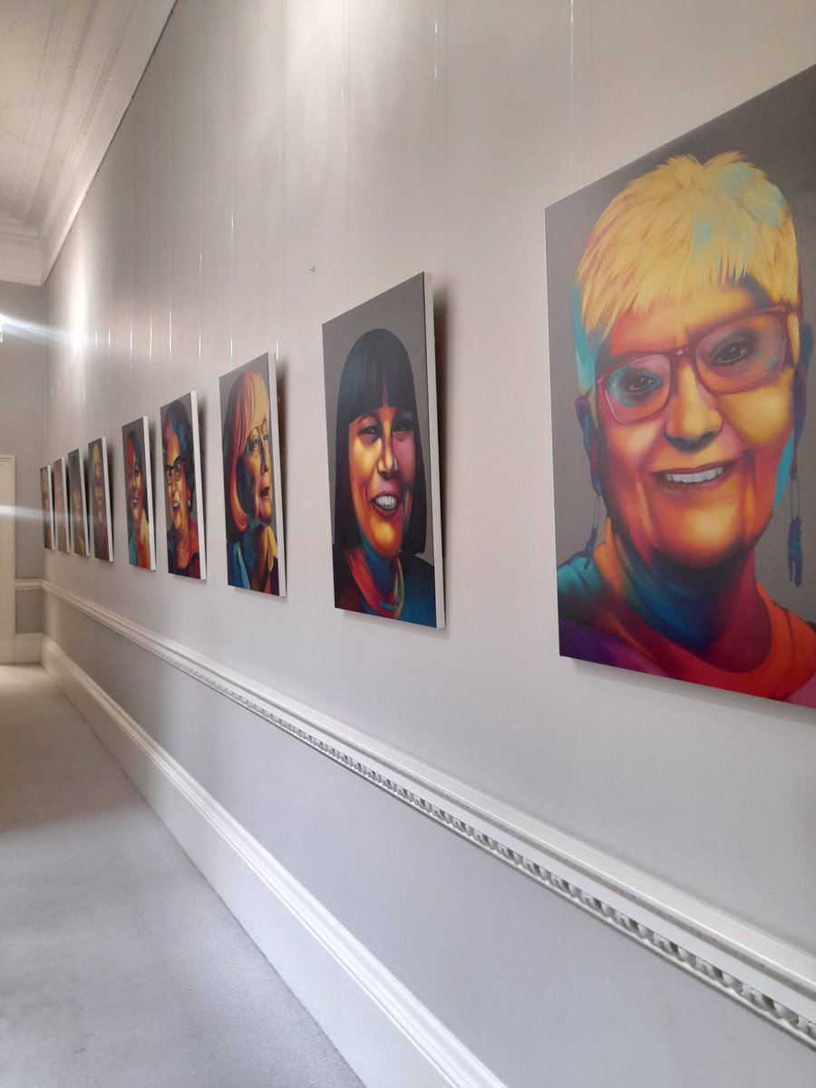 IrelandEmbGB's tweet photo. Ahead of the 25 anniversary of the GFA, a special exhibition will open at the Embassy on #StBrigidsDay

‘Peace Heroines’, a series of portraits by @thisisfriz, capture the dynamism, bravery and legacy of the remarkable female peace activists of NI.

More👇
https://t.co/nZaX3zch6Q https://t.co/cHyoKAeQrH