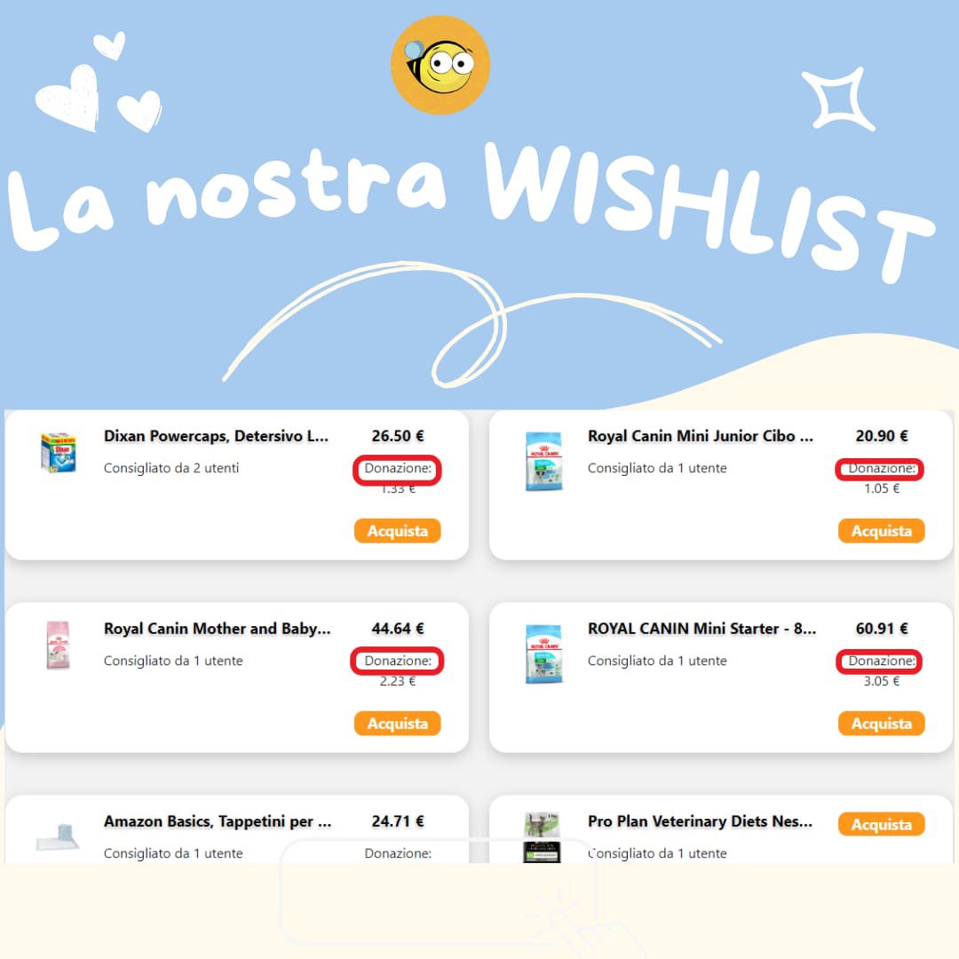 LidaSezOlbia's tweet photo. Lo sai che puoi comprare dalla nostra #WishList presente su #Coolbeez?🤩
https://t.co/z4Hk4Lxntw
🛒acquistalo inserendo il nostro indirizzo di spedizione:
LIDA Sez. Olbia - rifugio I Fratelli Minori
Località Colcò n. 13 - 07026 Olbia (SS)
#donagratis💌 https://t.co/KxZrZDkEba