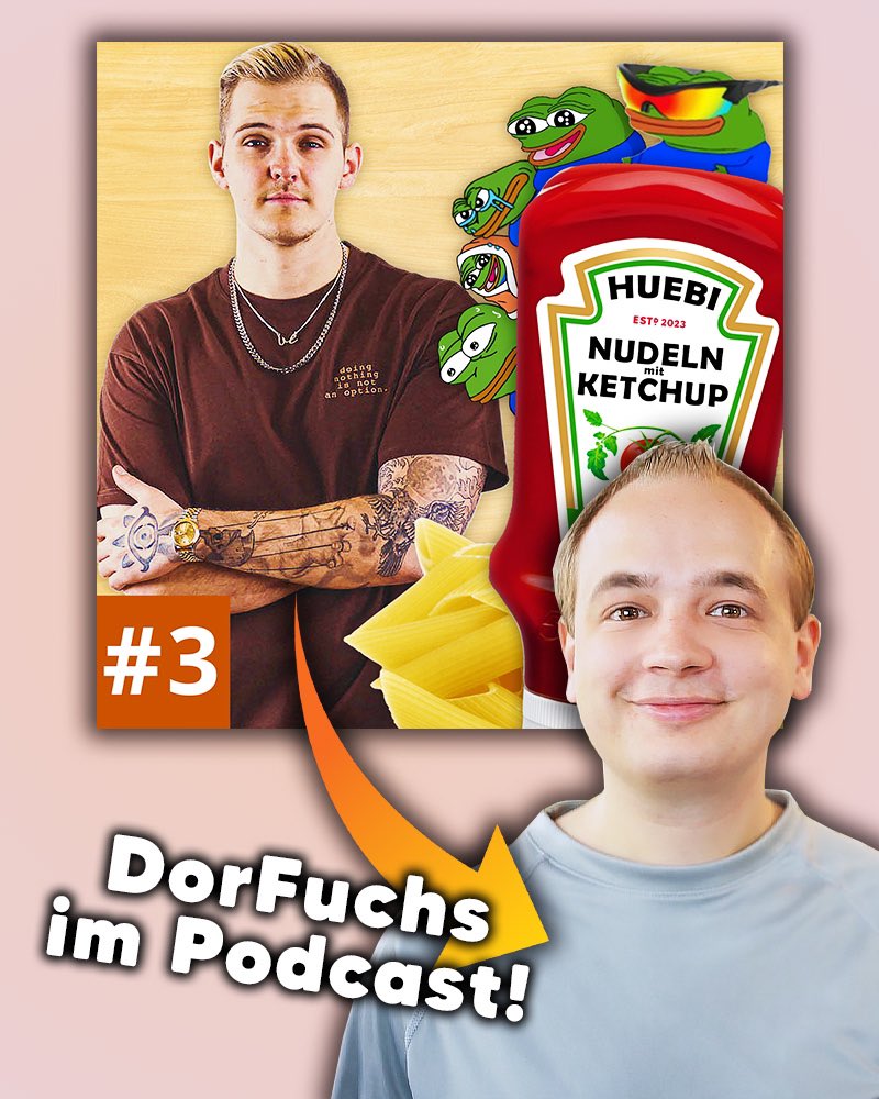 Die dritte Folge von meinem Podcast „Nudeln mit Ketchup“ ist online und ich quatsche mit niemand geringerem als <a href="/DorFuchs/">Johann Beurich</a> dem Mathe-Musiker über Gott und die Welt!

Hier hören:
linktr.ee/nudelnmitketch…