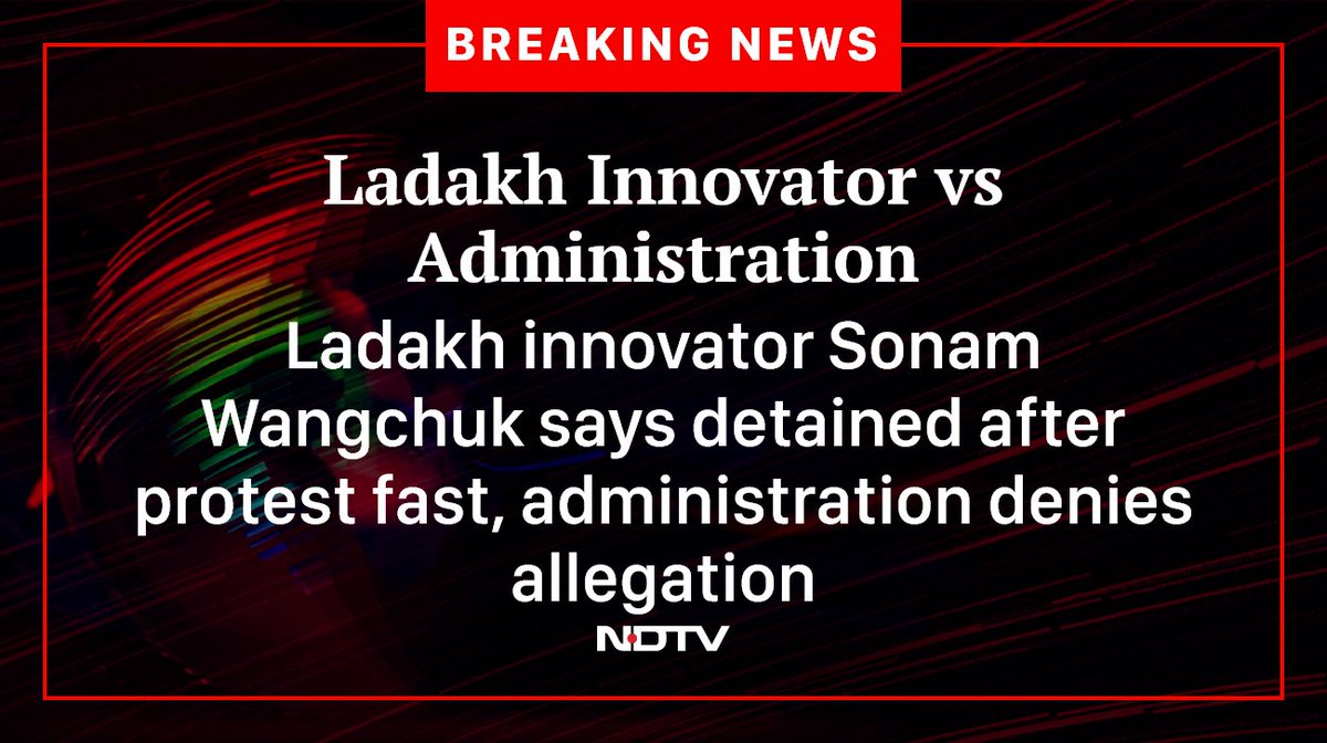 ndtv's tweet photo. #SonamWangchuk https://t.co/aAhIkp2p4G