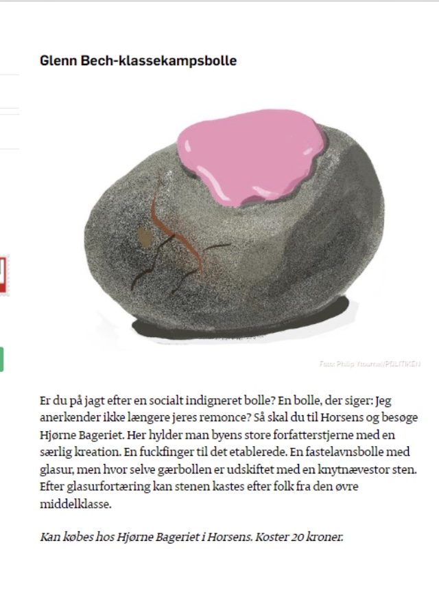 Bagsiden af Politiken: