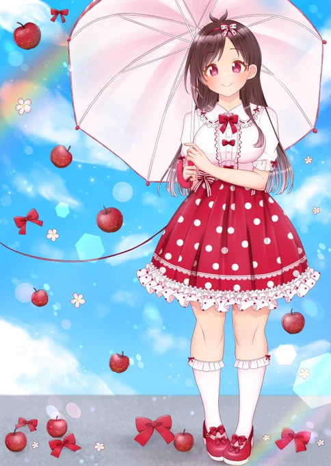 晴れのちりんご 