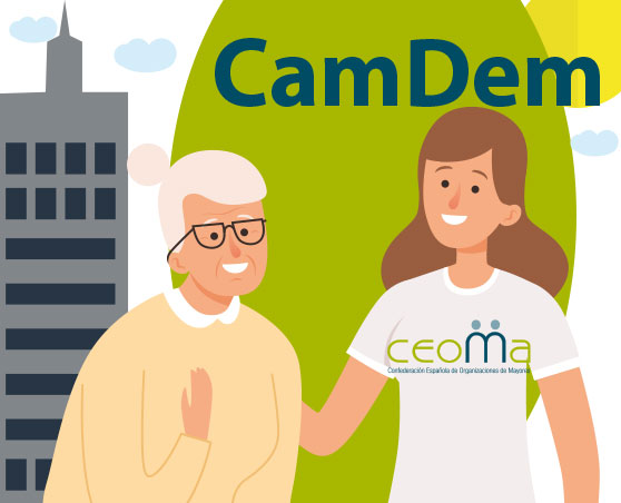 PlataformaPMP's tweet photo. 📋@CEOMA_ong ha presentado los resultados del proyecto #CamDem.

✅Este proyecto está dedicado a la sensibilización del voluntariado con las comunidades amigables con la #demencia.

➡️Jornada online con los resultados del proyecto CamDem: https://t.co/qeseB7l5WH https://t.co/NvlDkcKEeW